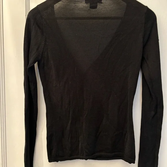 Betsey Johnson Y2K original black cardigan with Spider Beaded detail sz S, Black - Picture 2 of 5